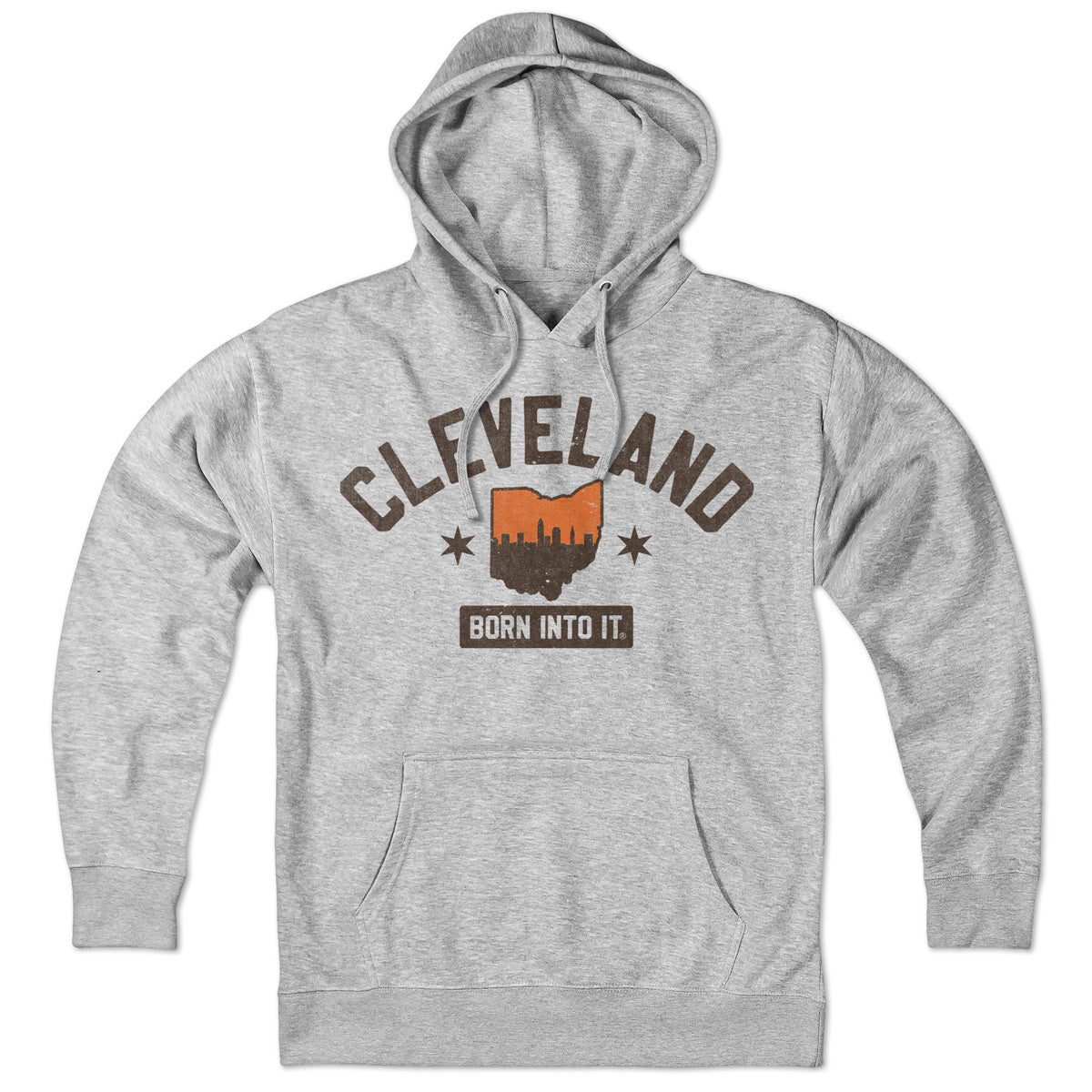 Cleveland Orange Sky Keystone Arch Hoodie
