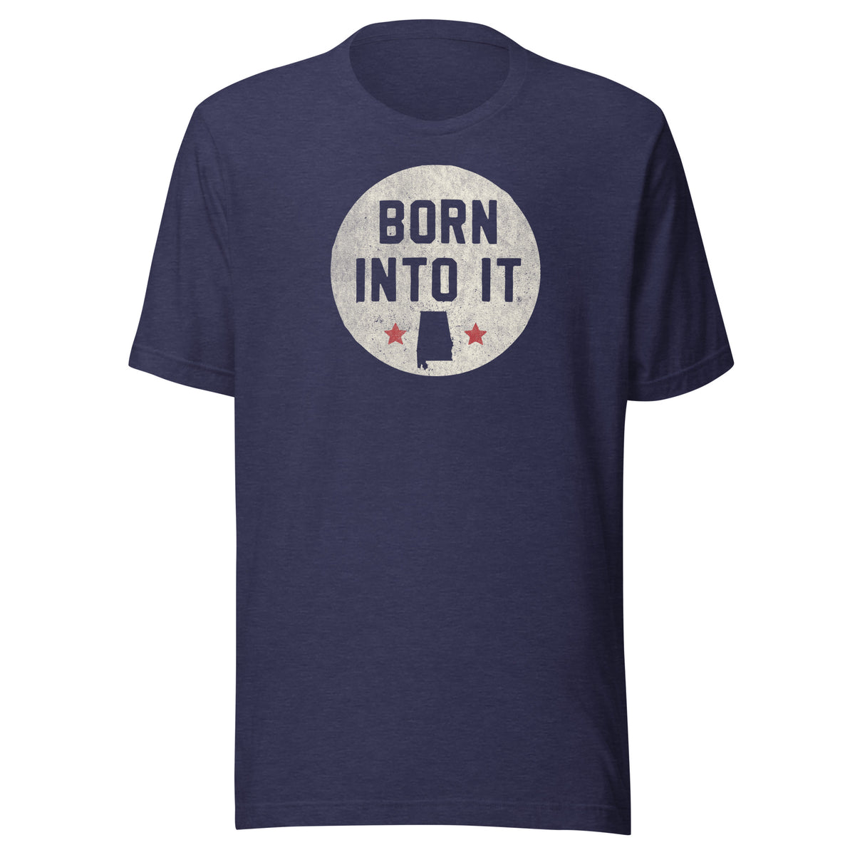 Born Into It Stamp Alabama Unisex t-shirt