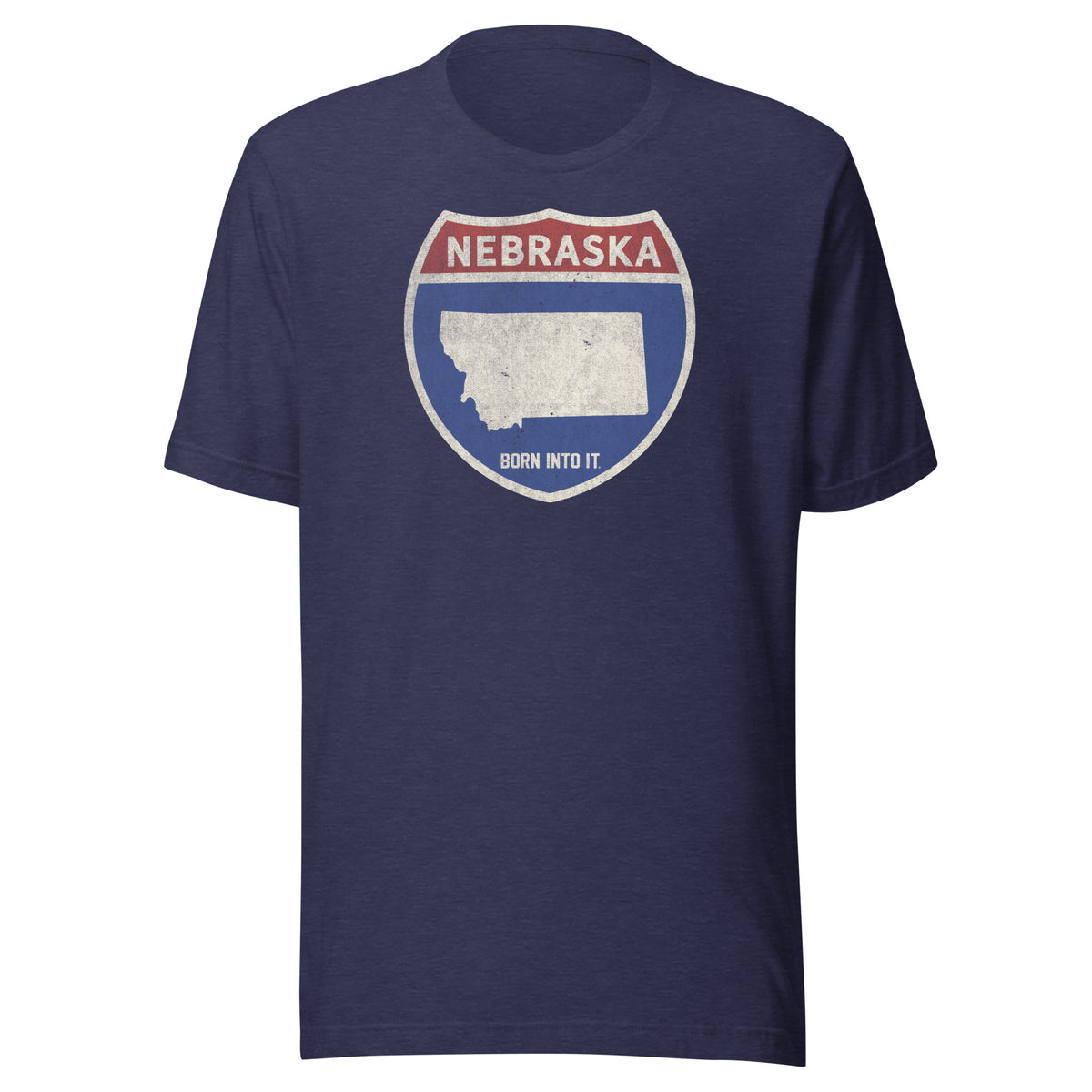 Nebraska Road Sign Unisex t-shirt