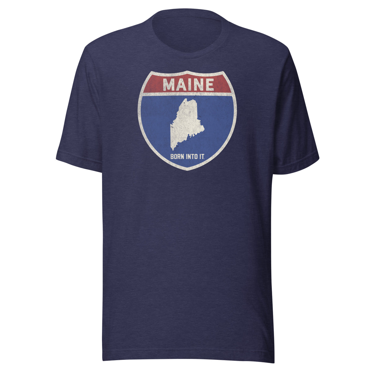 Maine Road Sign Unisex t-shirt