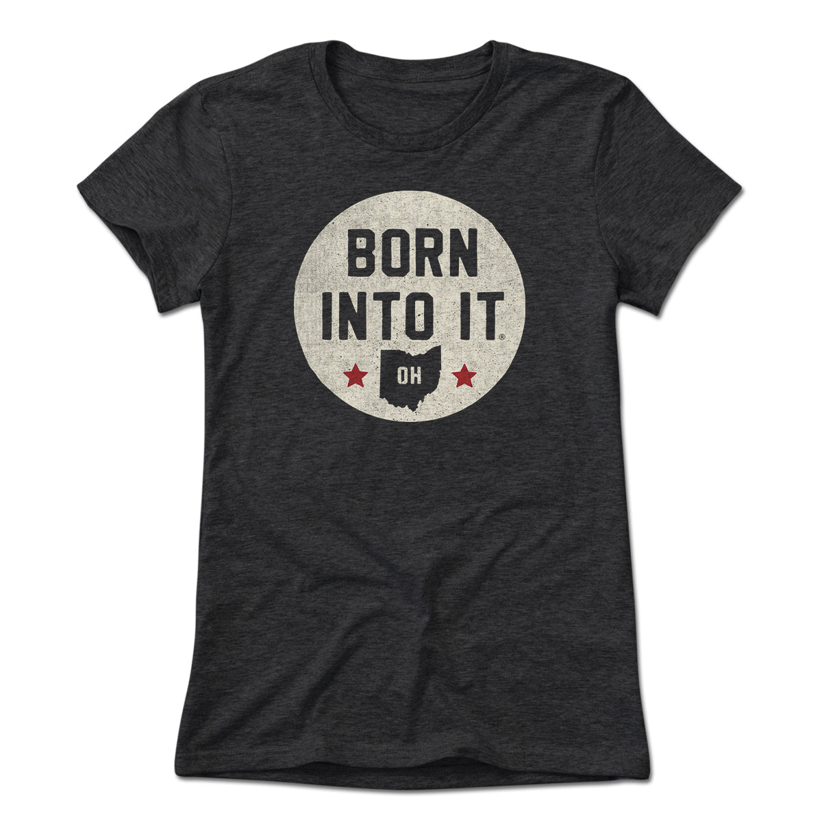 Ohio Born Into It Stamp T-shirt
