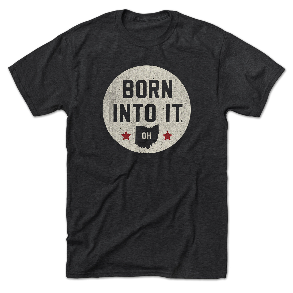 Ohio Born Into It Stamp T-shirt