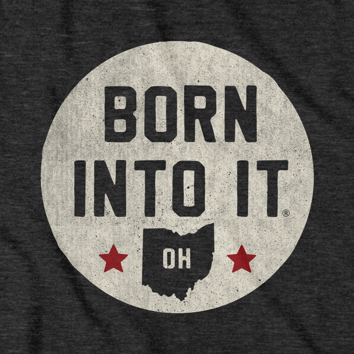 Ohio Born Into It Stamp Hoodie