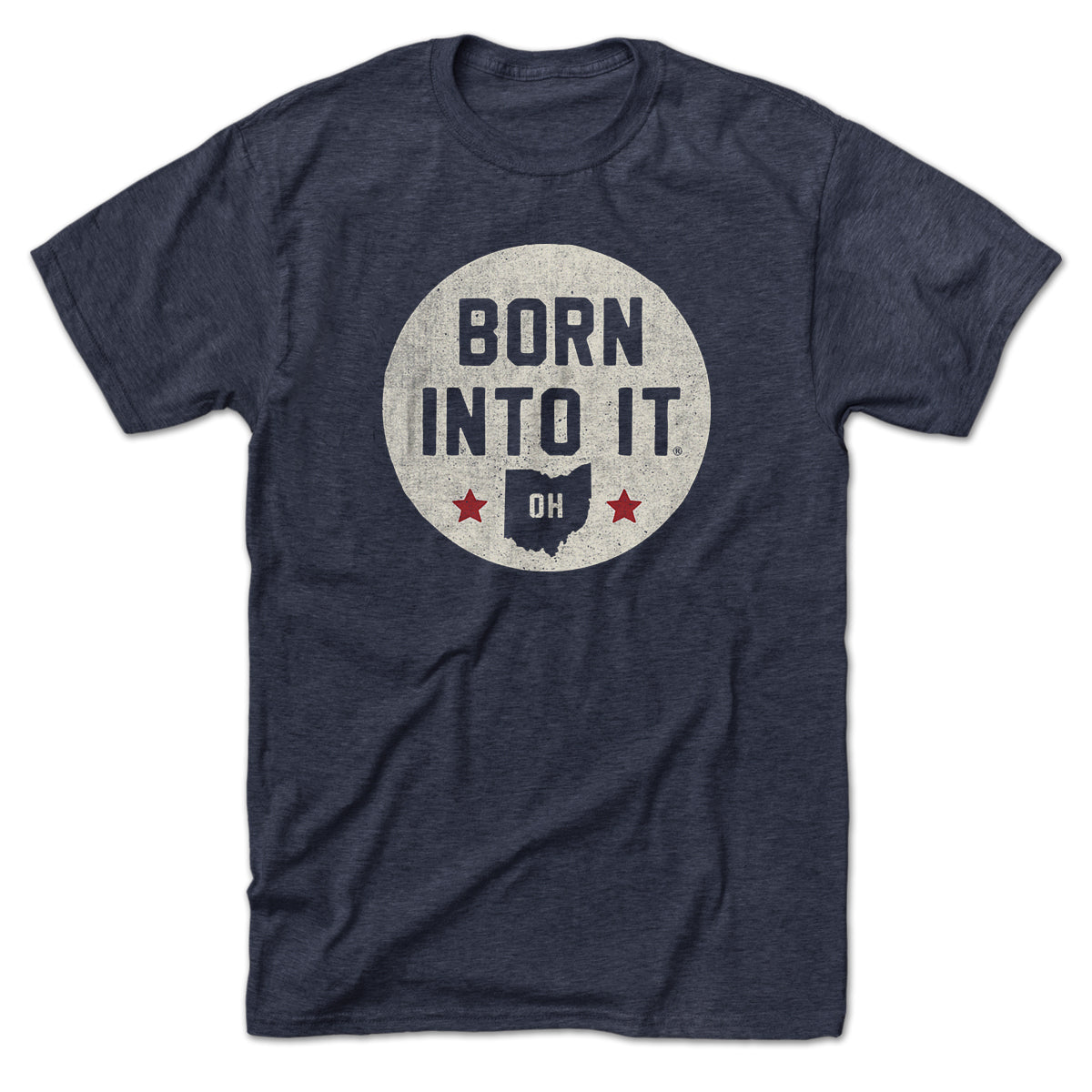 Ohio Born Into It Stamp T-shirt