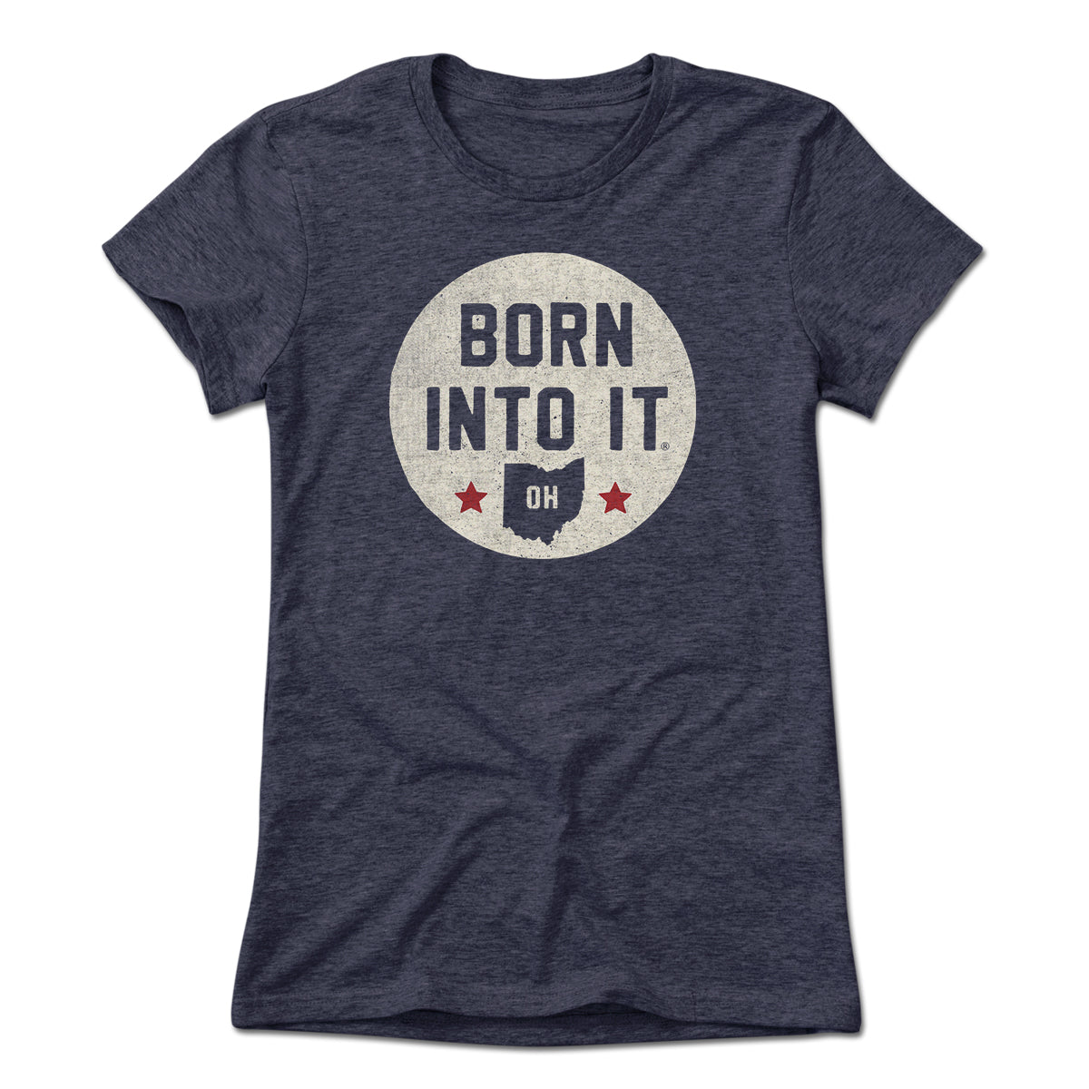 Ohio Born Into It Stamp T-shirt