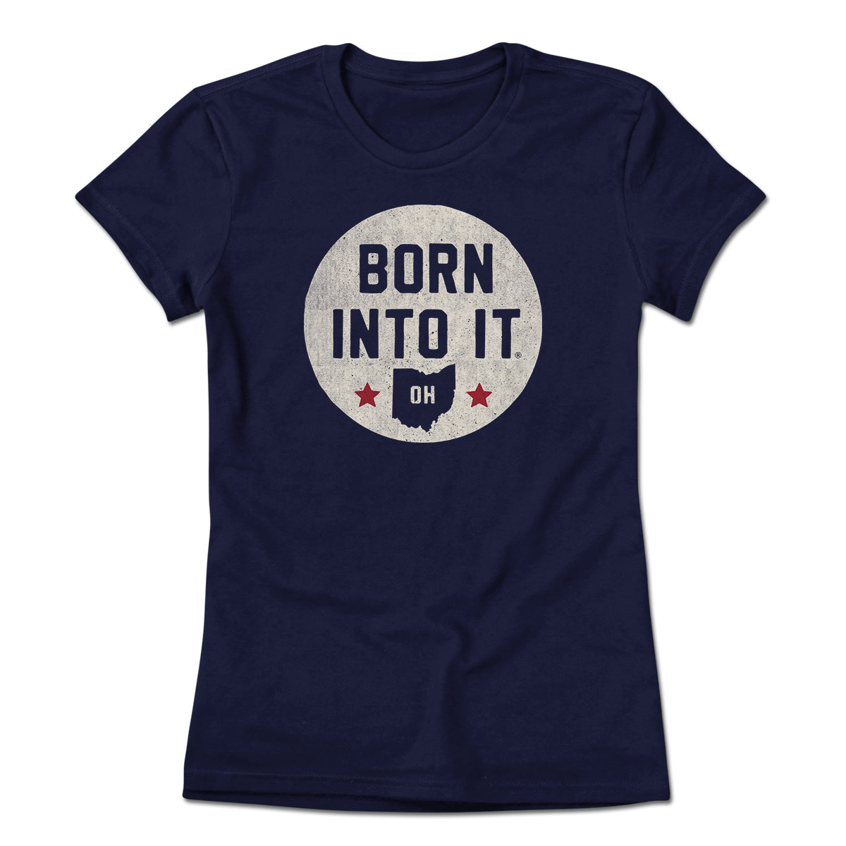 Ohio Born Into It Stamp T-shirt