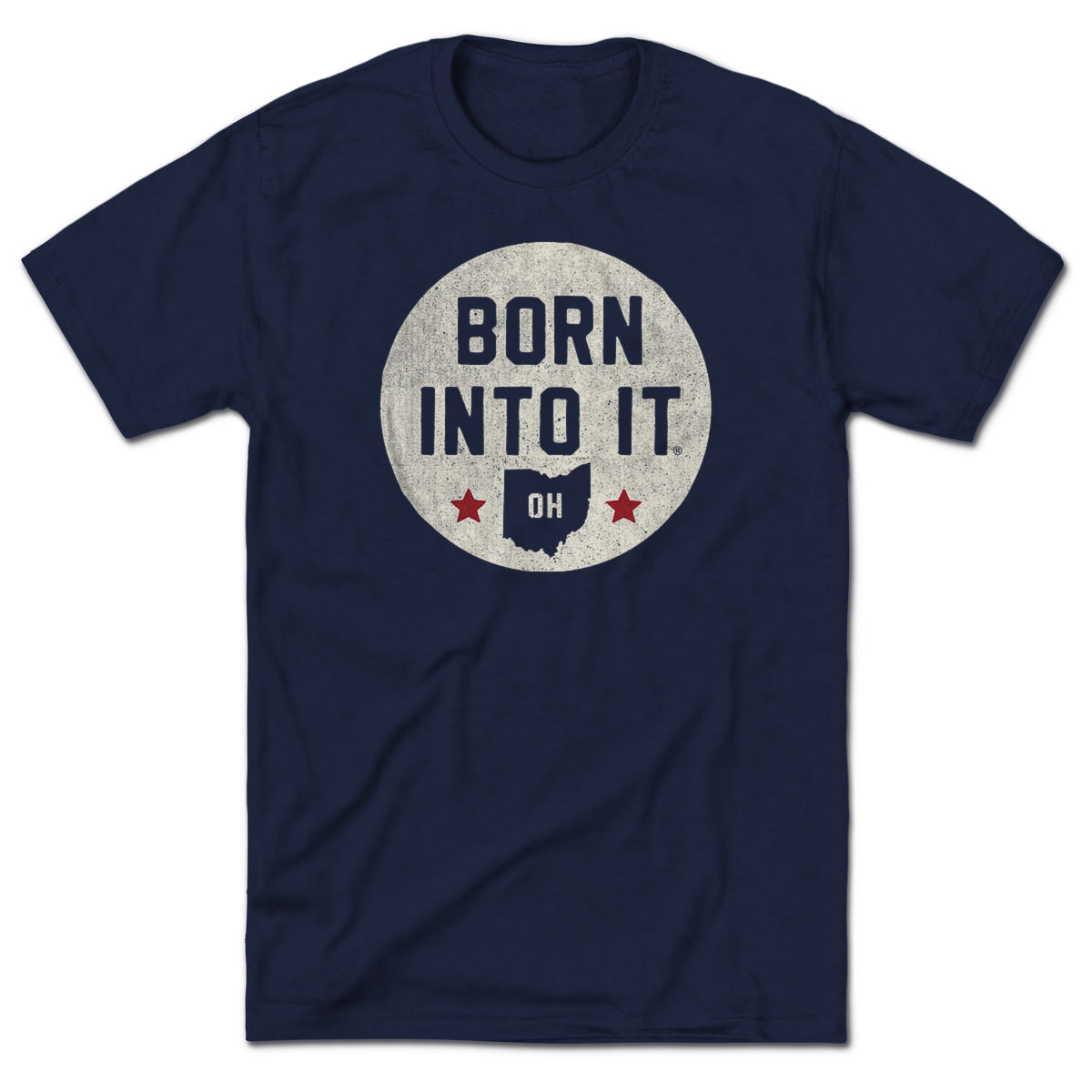 Ohio Born Into It Stamp T-shirt