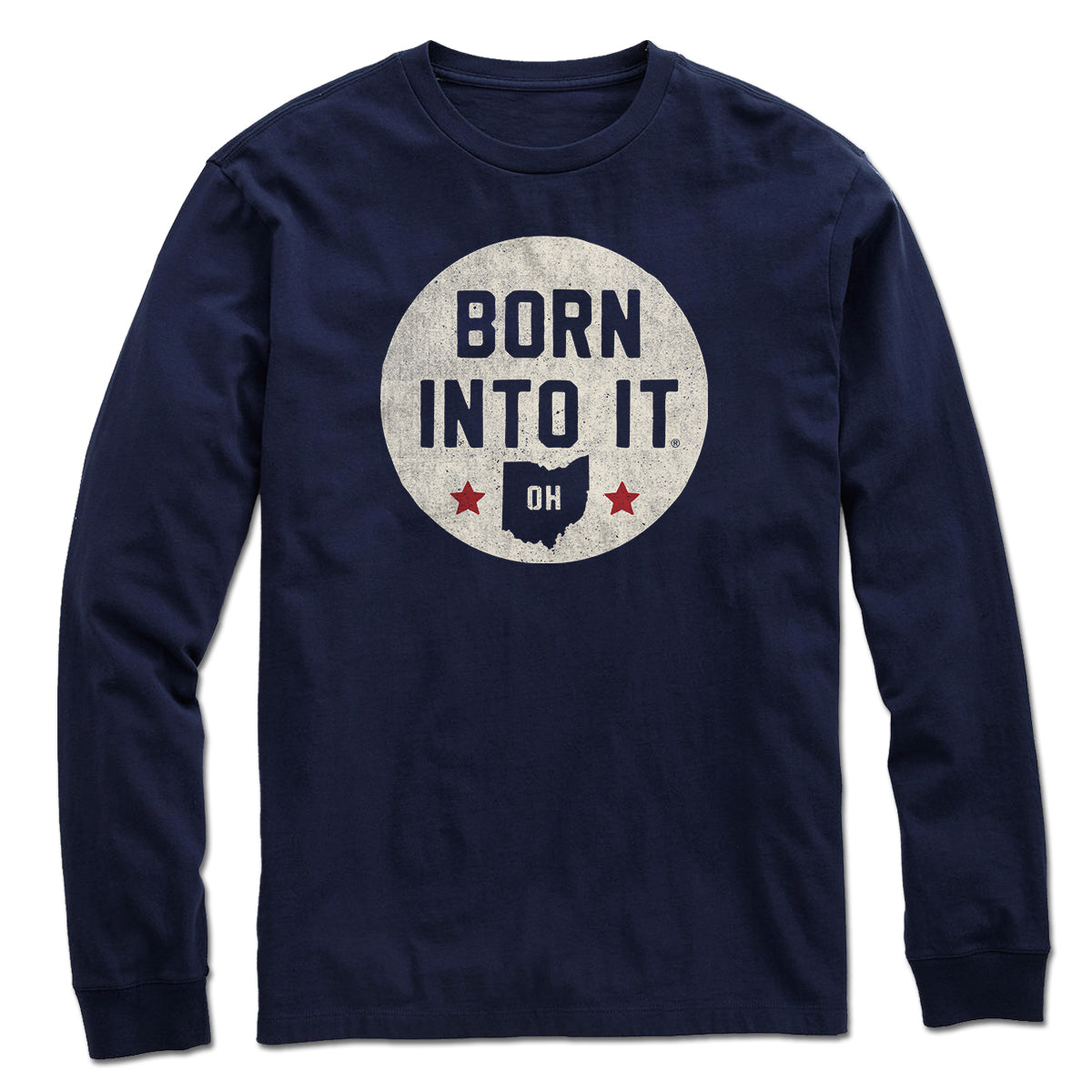 Ohio Born Into It Stamp T-shirt