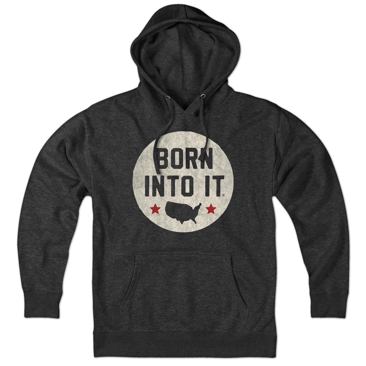 USA Born Into It Stamp Hoodie