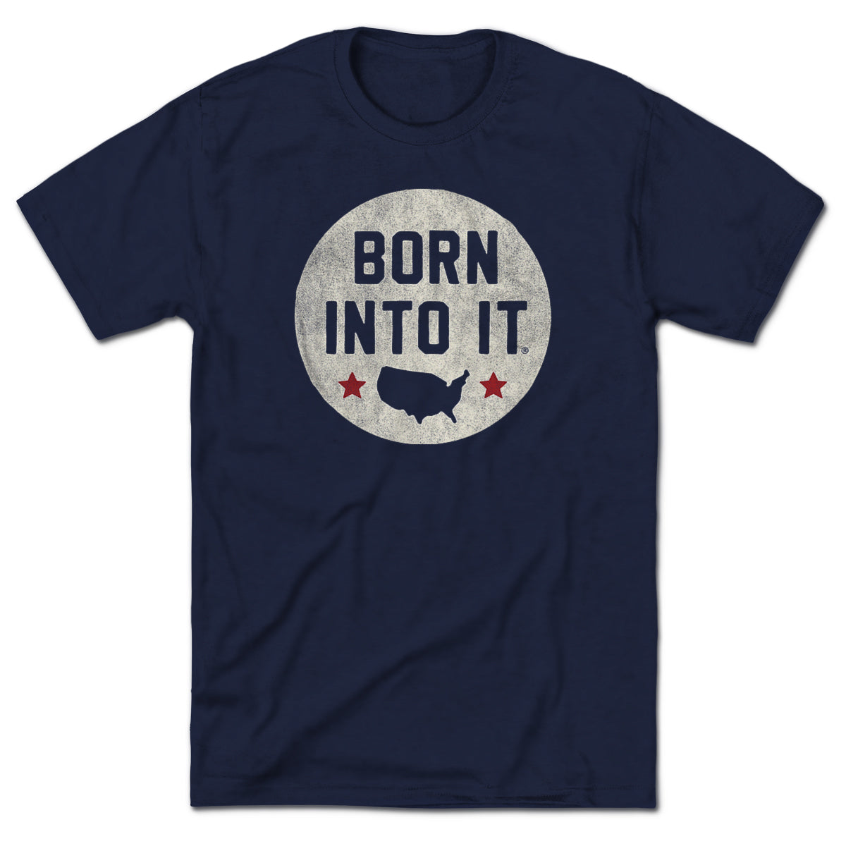 USA Born Into It Stamp T-shirt
