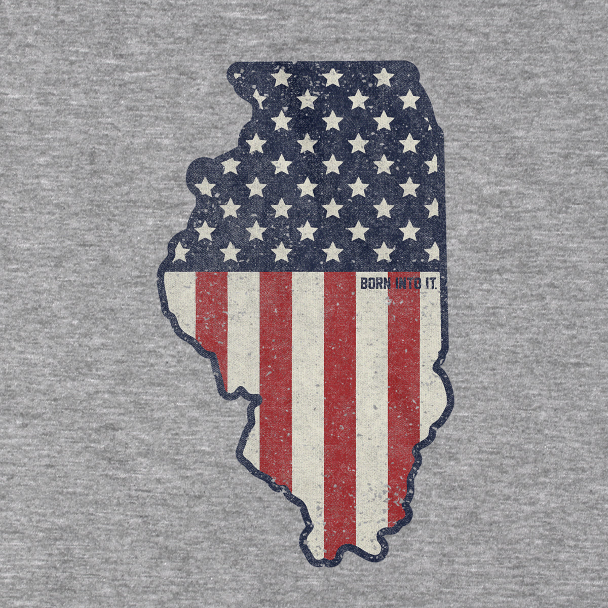 Illinois Stars & Stripes Hoodie