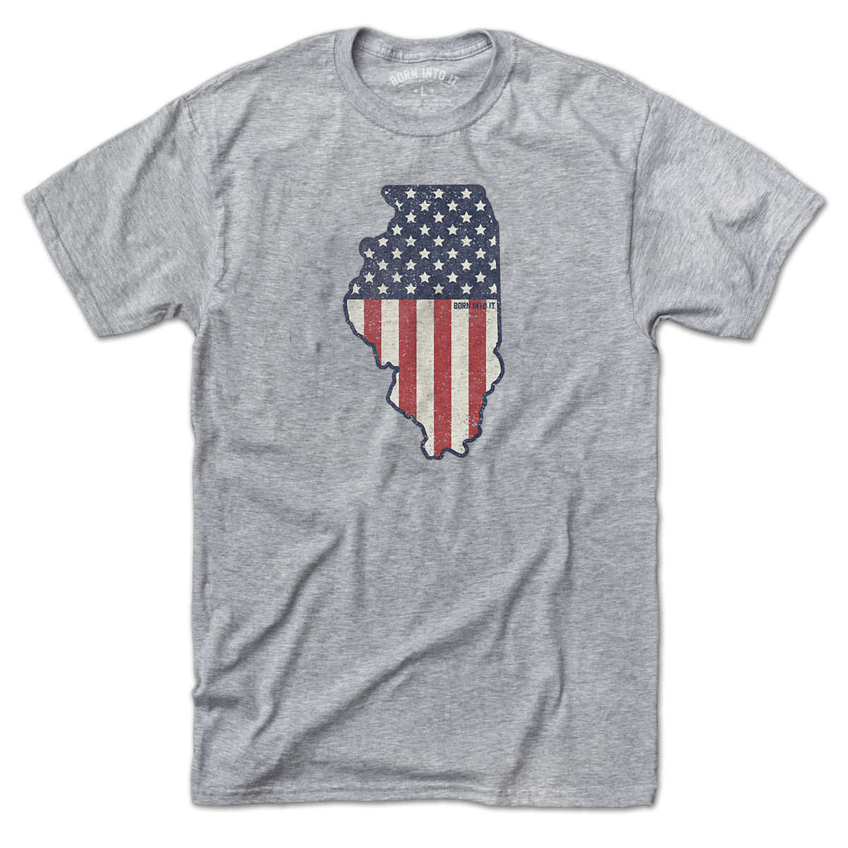 Illinois Stars & Stripes T-shirt