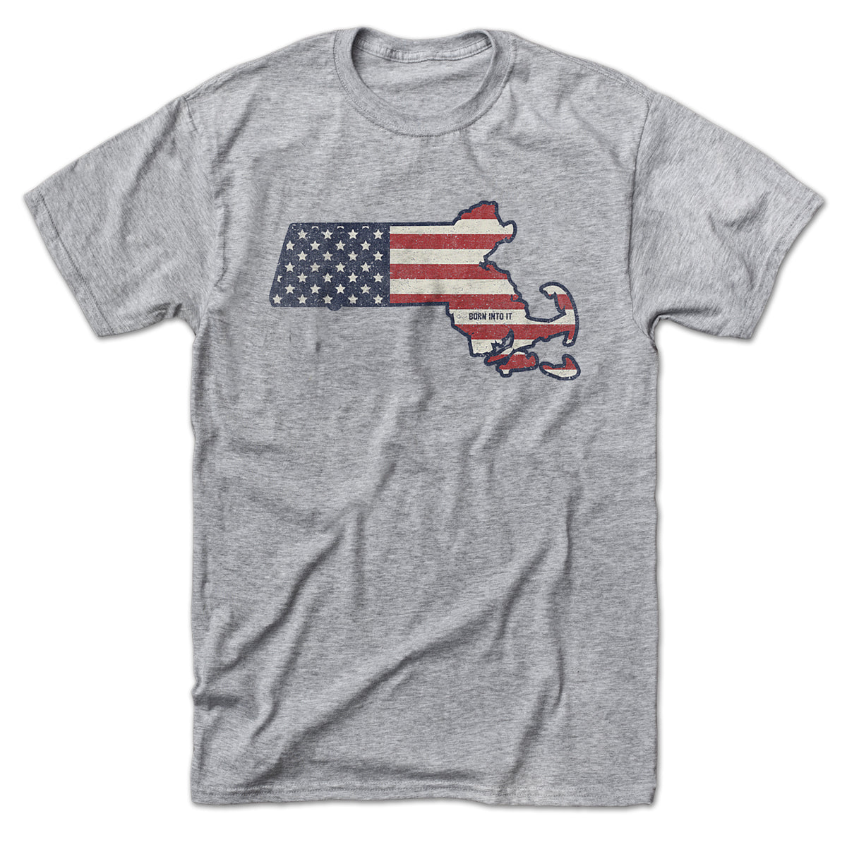 Massachusetts Stars & Stripes T-shirt