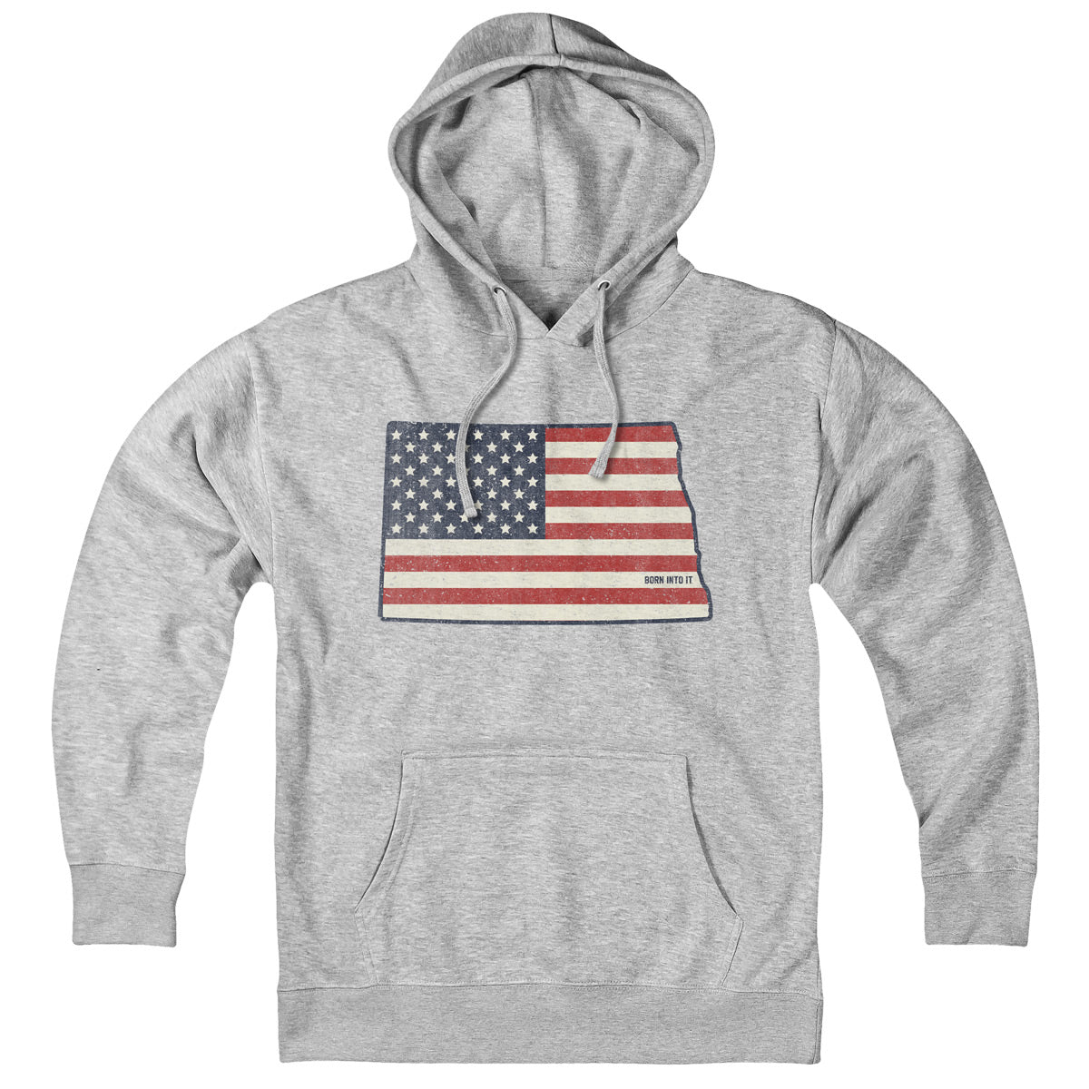 North Dakota Stars & Stripes Hoodie