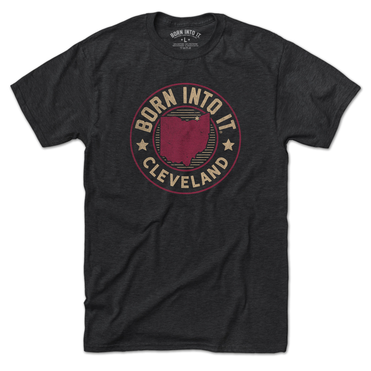 Born Into It Cleveland Golden Game Day T-shirt