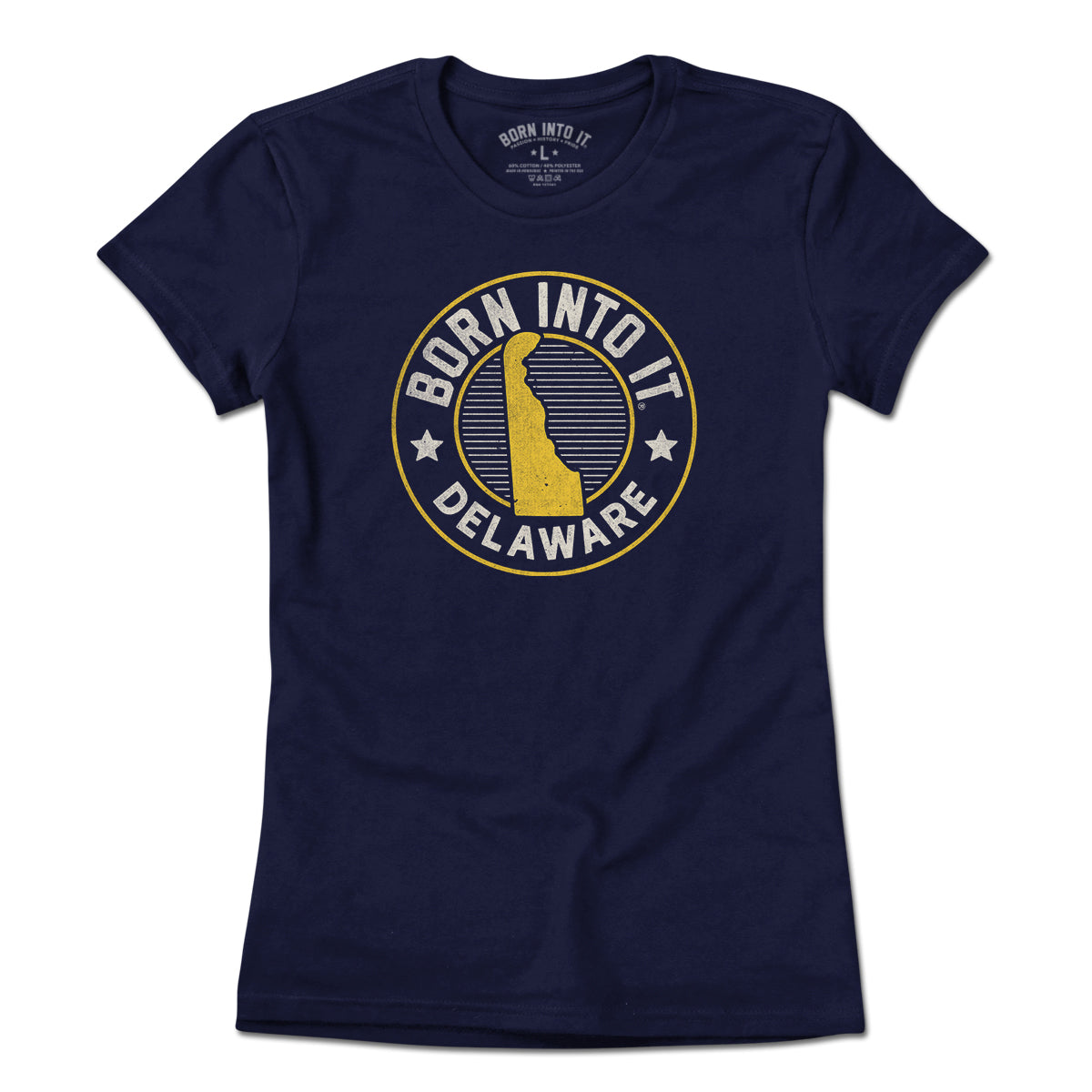 Born Into It Delaware Game Day T-Shirt