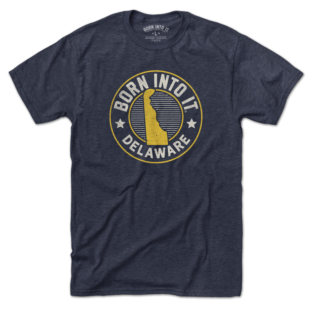Born Into It Delaware Game Day T-Shirt