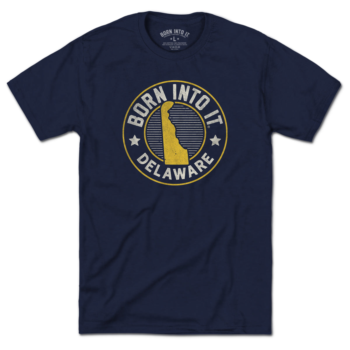 Born Into It Delaware Game Day T-Shirt