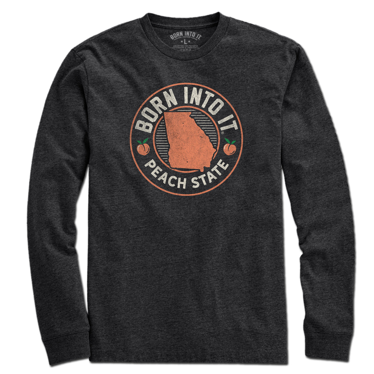 Born Into It Georgia Peach Game Day T-Shirt