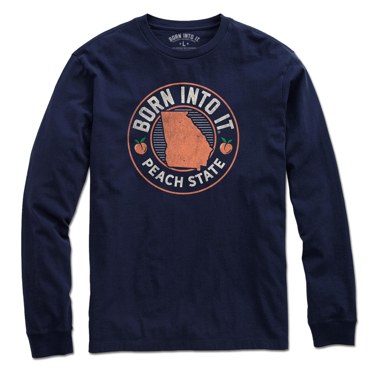 Born Into It Georgia Peach Game Day T-Shirt