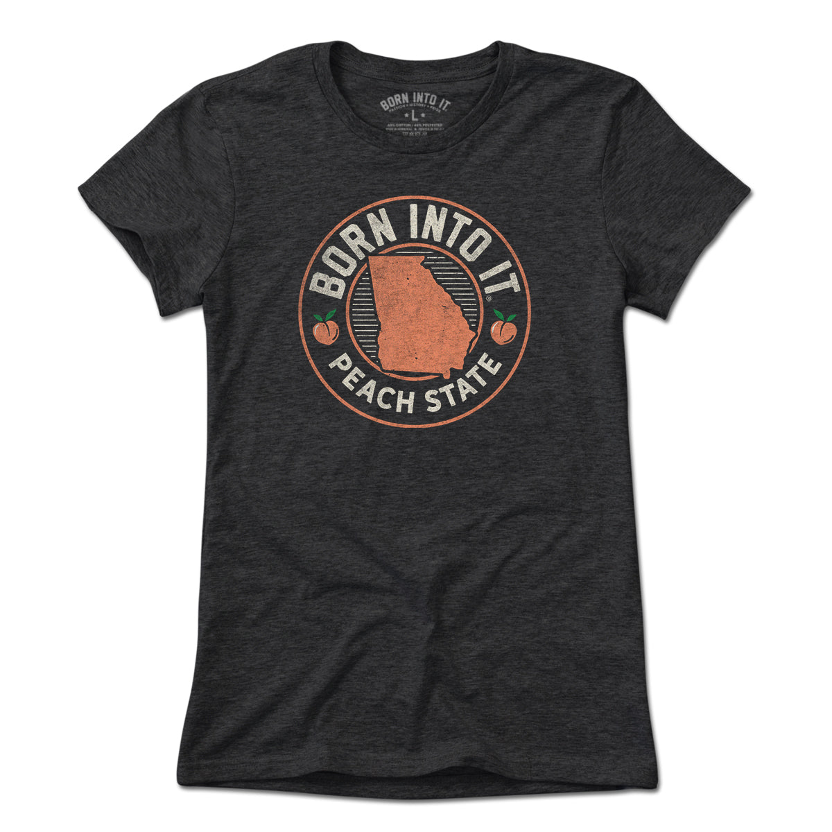 Born Into It Georgia Peach Game Day T-Shirt