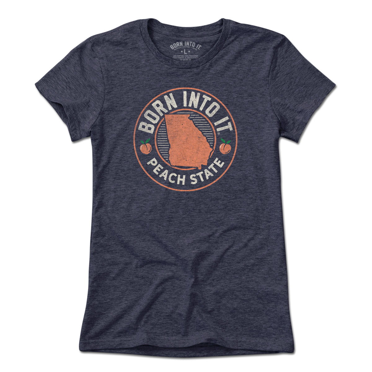 Born Into It Georgia Peach Game Day T-Shirt
