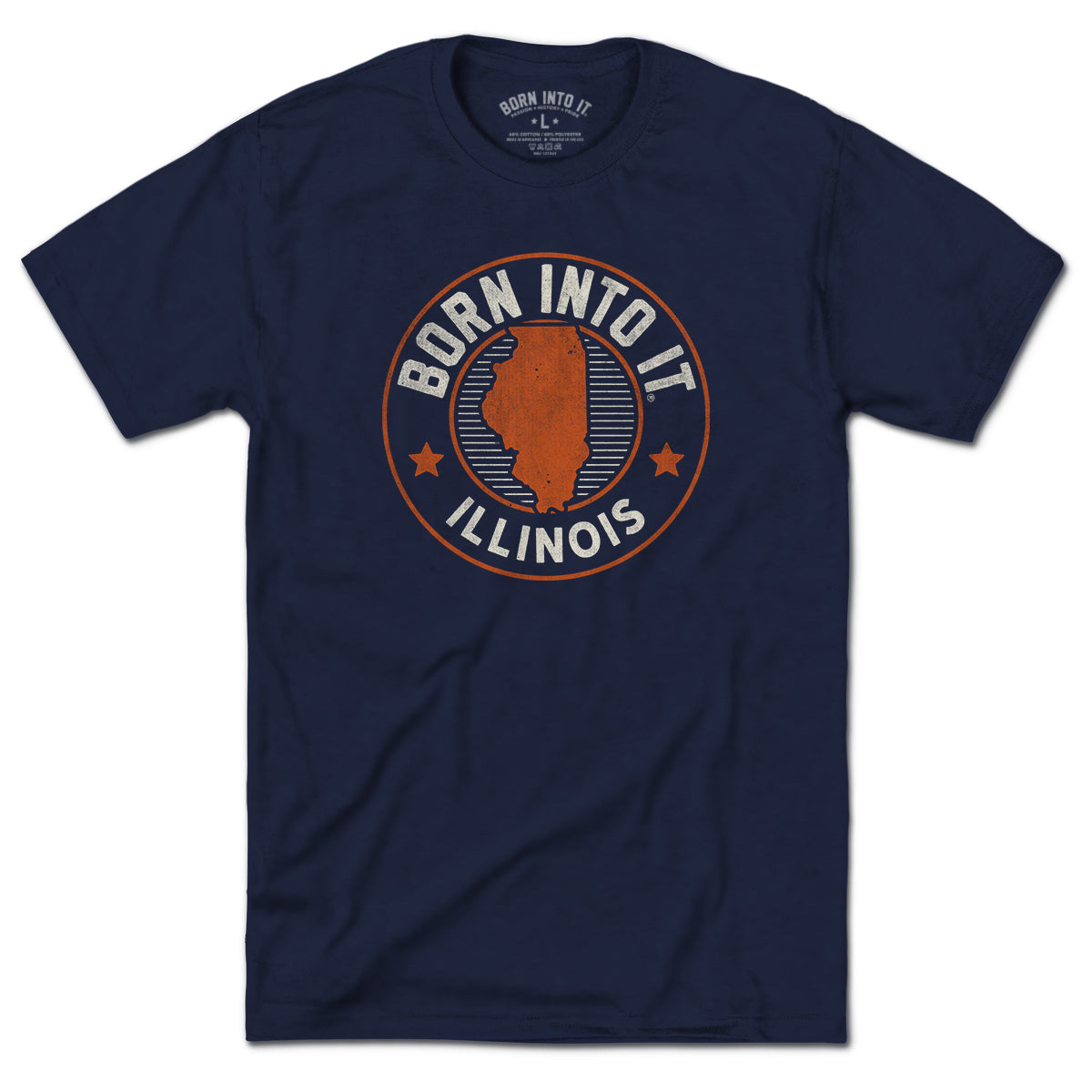 Born Into It Illinois Game Day T-Shirt