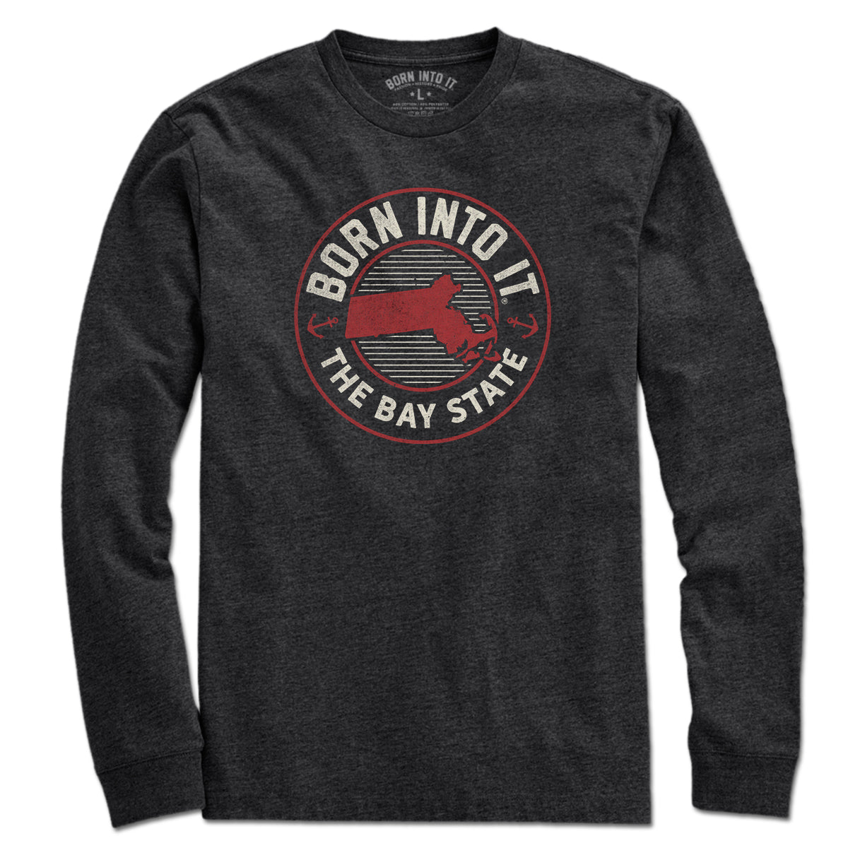Born Into It Massachusetts Game Day T-Shirt