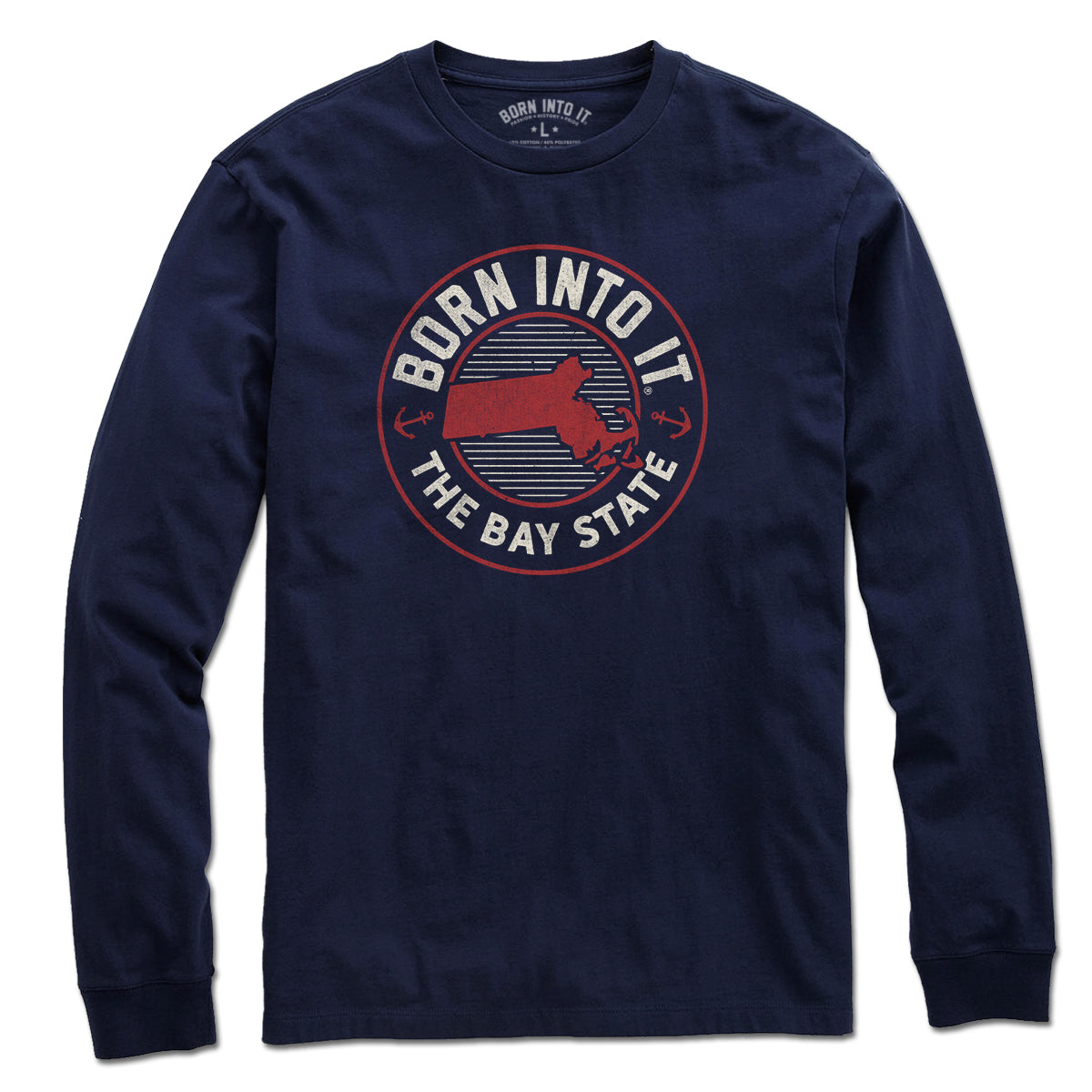 Born Into It Massachusetts Game Day T-Shirt