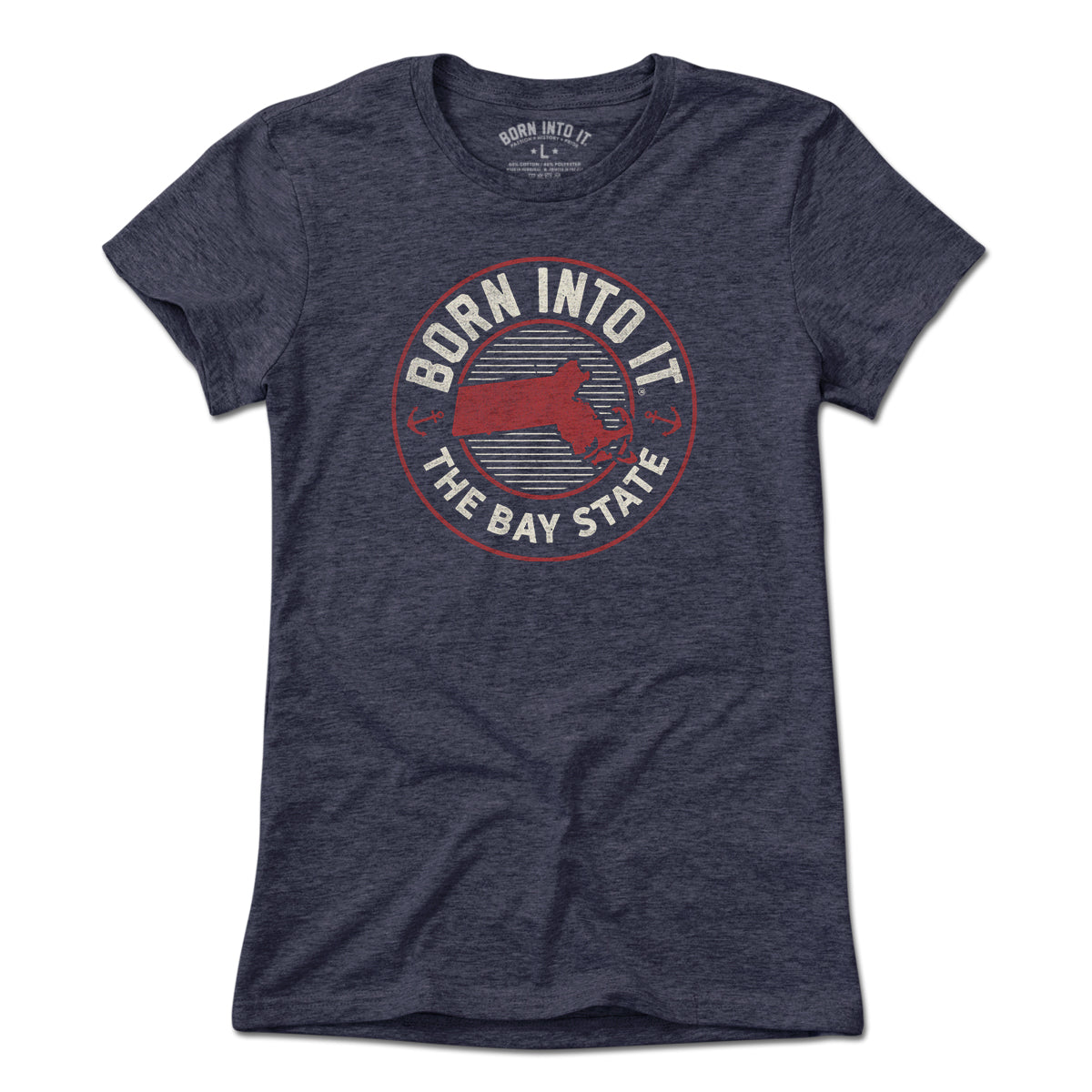 Born Into It Massachusetts Game Day T-Shirt