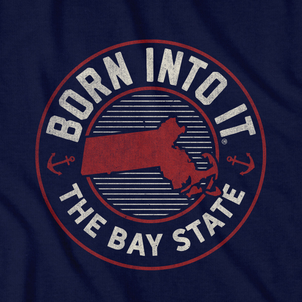 Born Into It Massachusetts Game Day T-Shirt