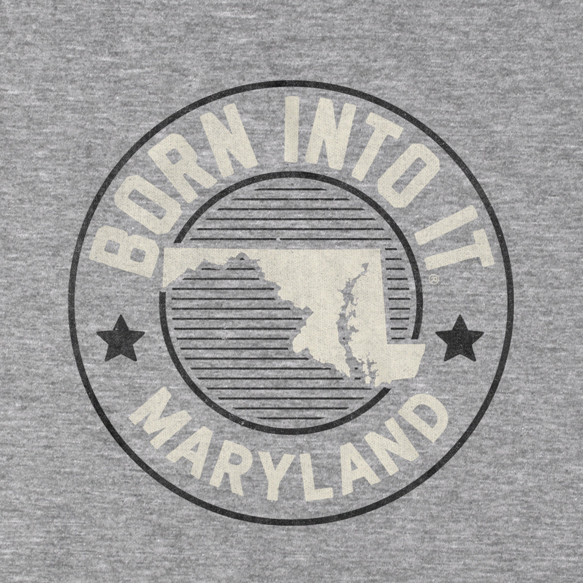 Born Into It Maryland Game Day T-Shirt