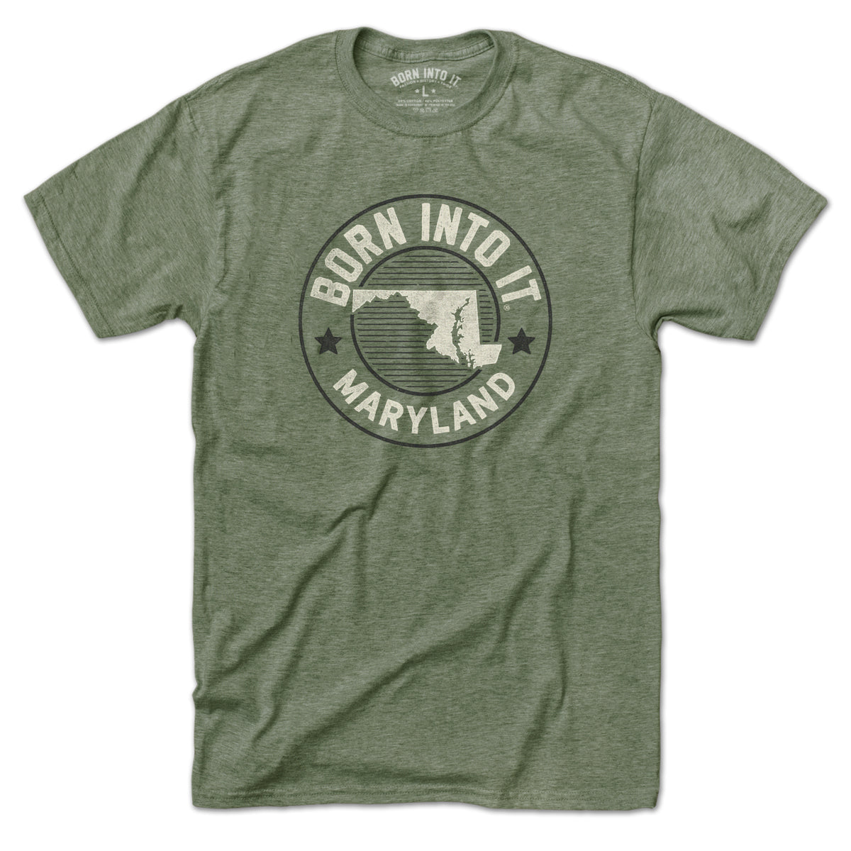 Born Into It Maryland Game Day T-Shirt