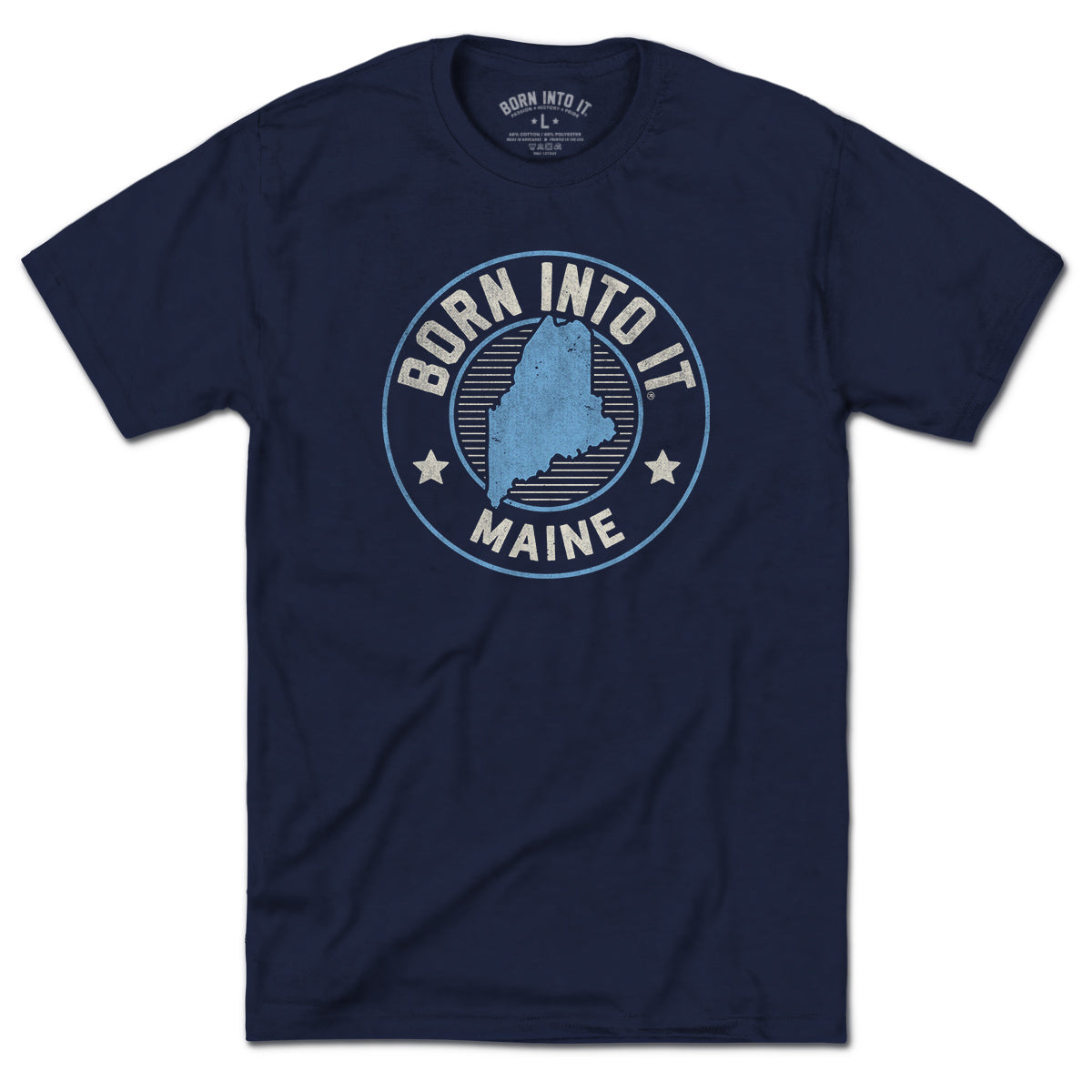 Born Into It Maine Game Day T-Shirt