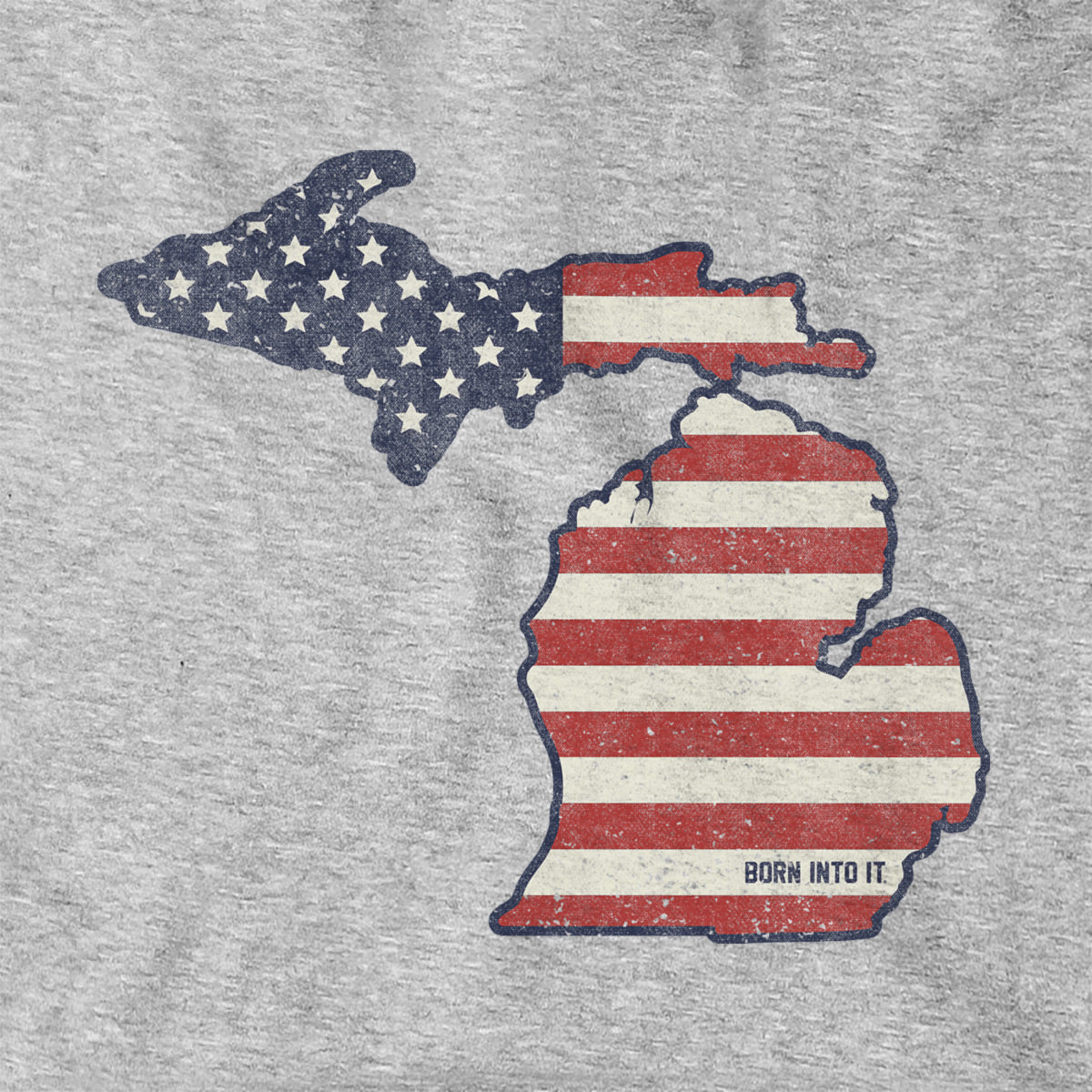 Michigan Stars & Stripes Hoodie