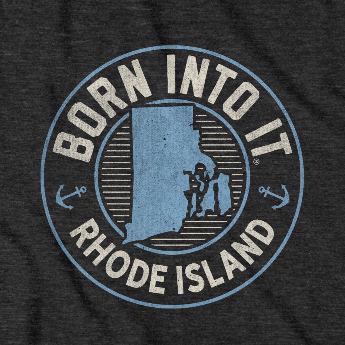 Born Into It Rhode Island Game Day T-Shirt