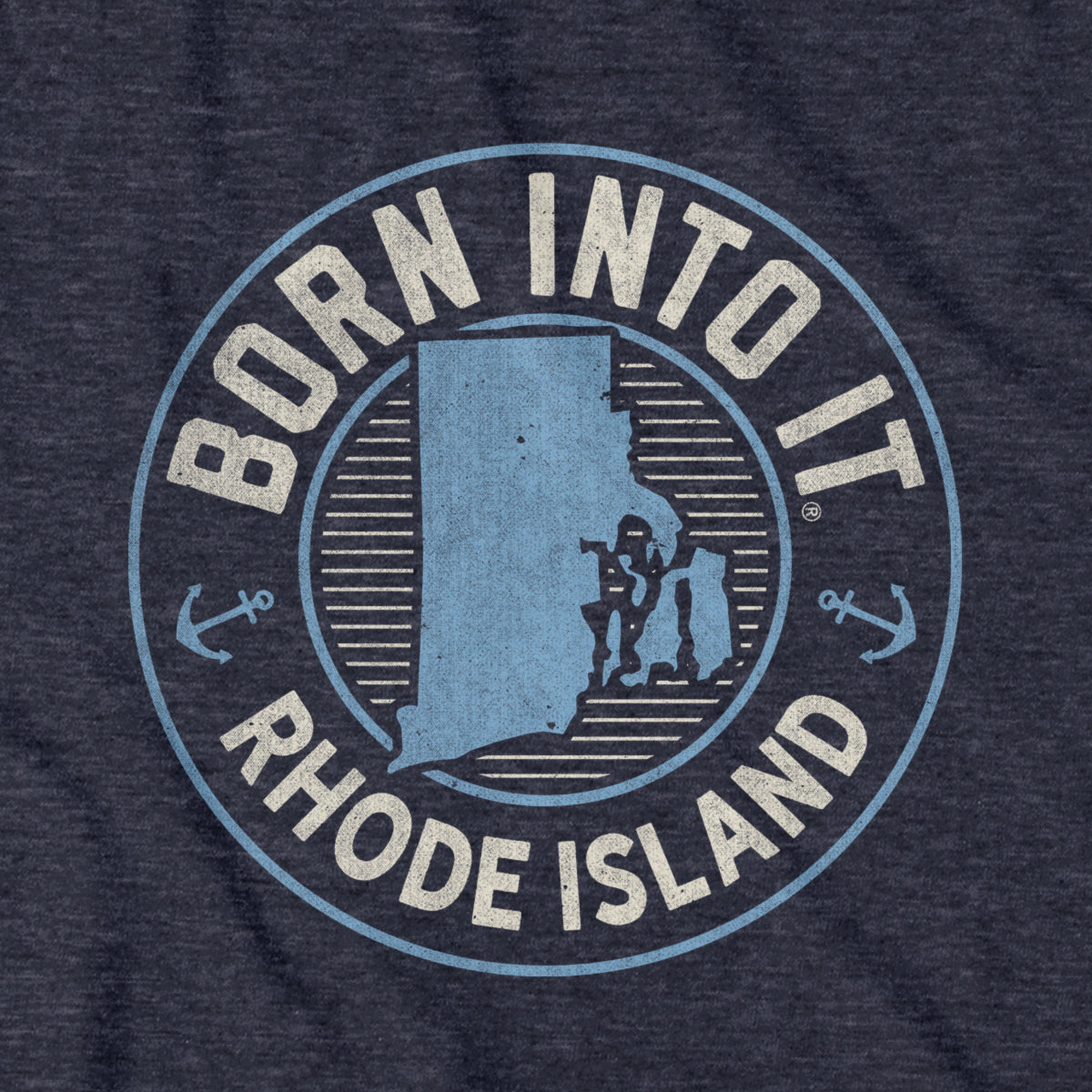 Born Into It Rhode Island Game Day T-Shirt