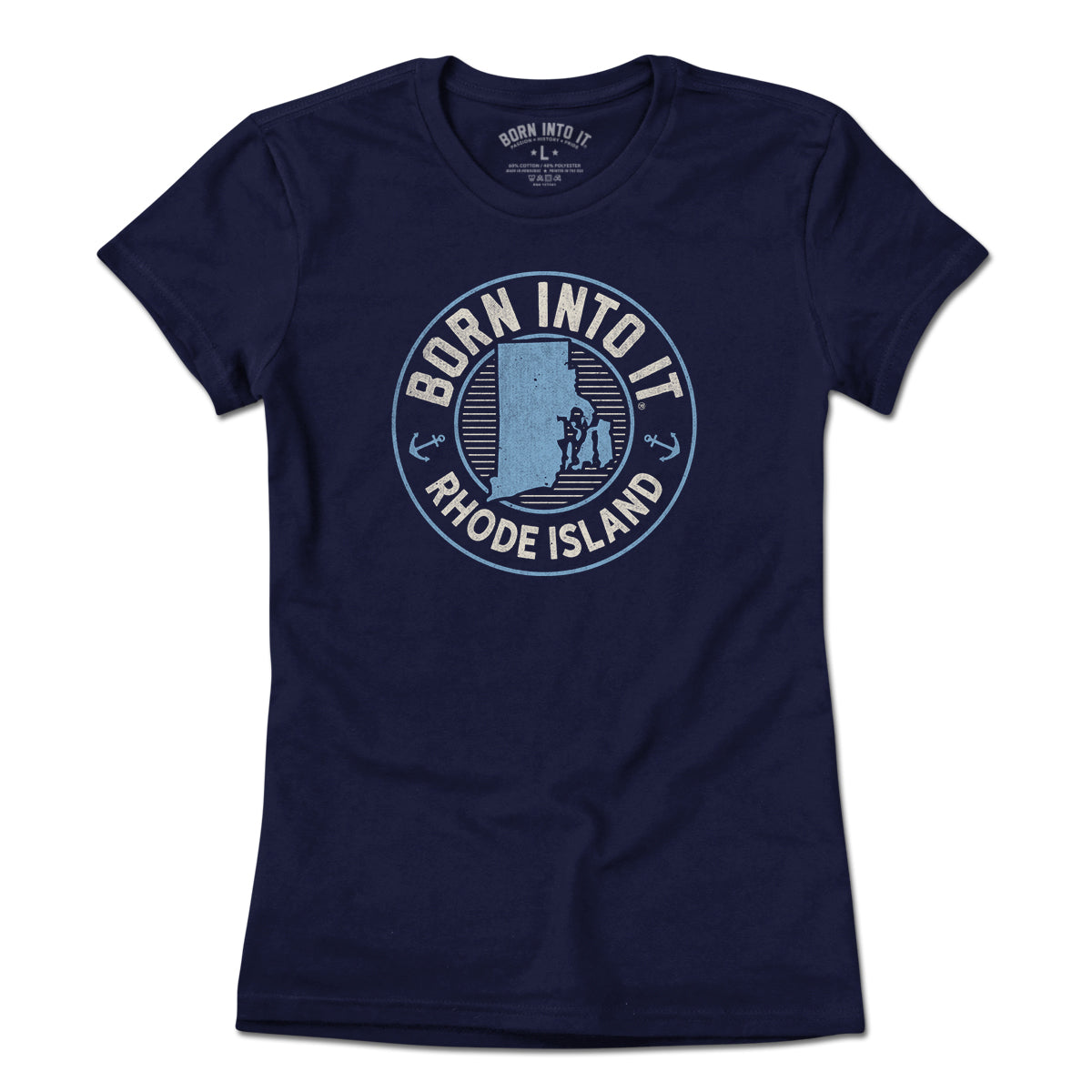 Born Into It Rhode Island Game Day T-Shirt