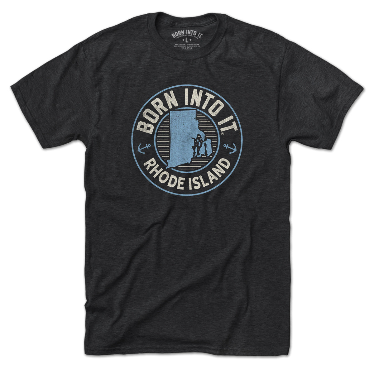 Born Into It Rhode Island Game Day T-Shirt