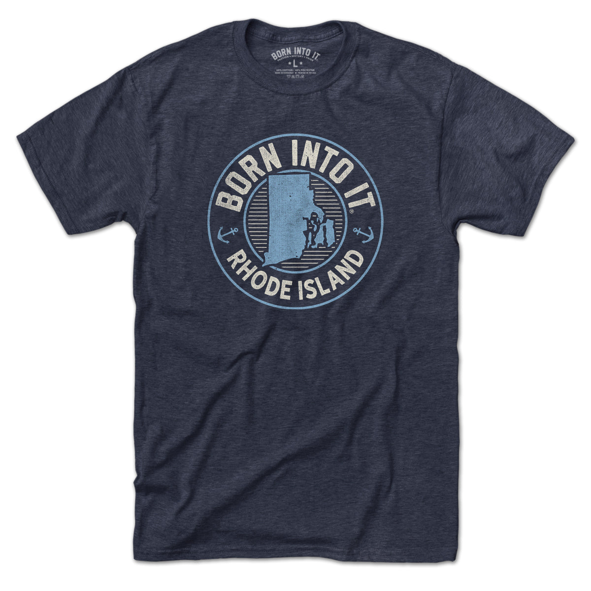 Born Into It Rhode Island Game Day T-Shirt