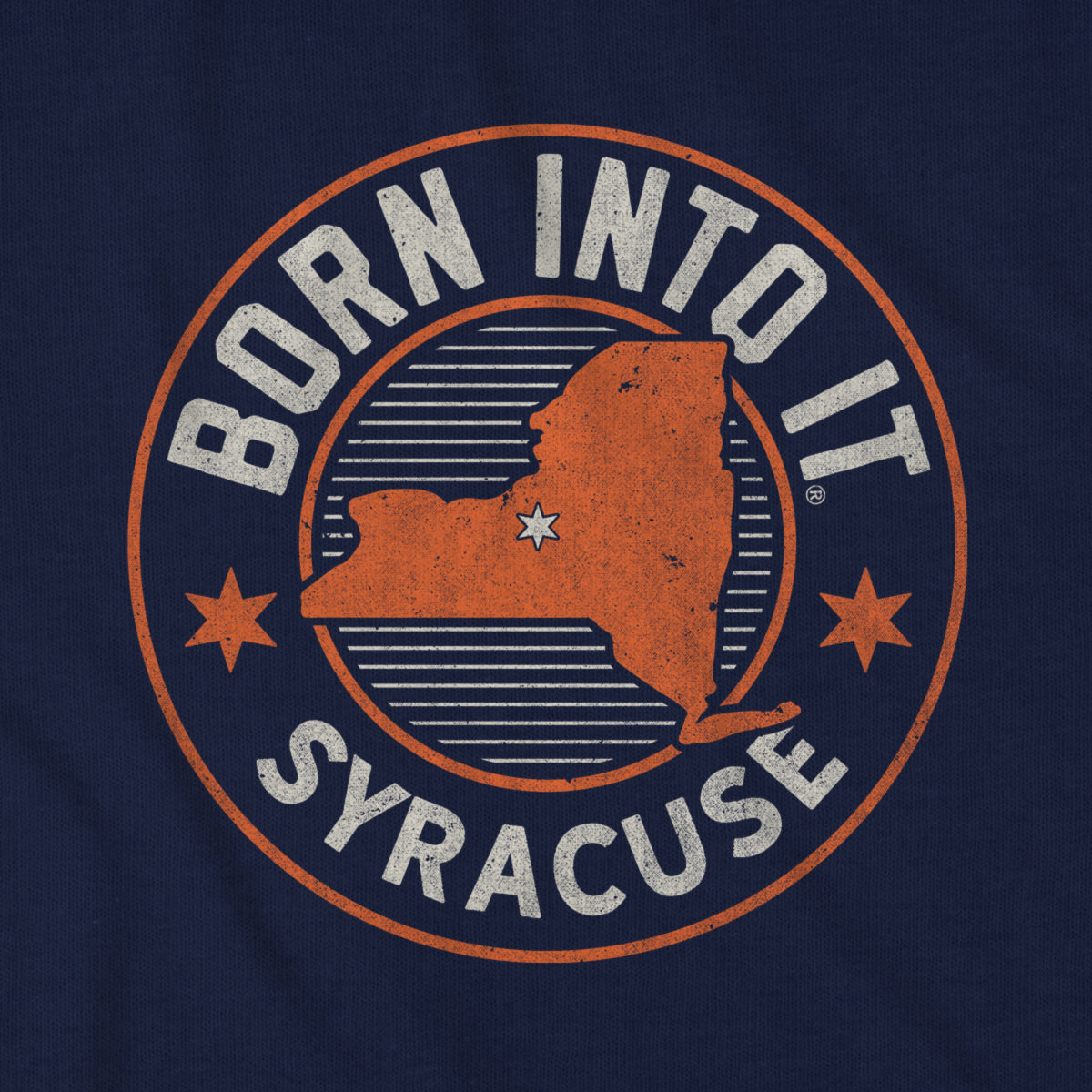 Born Into It Syracuse Game Day T-Shirt