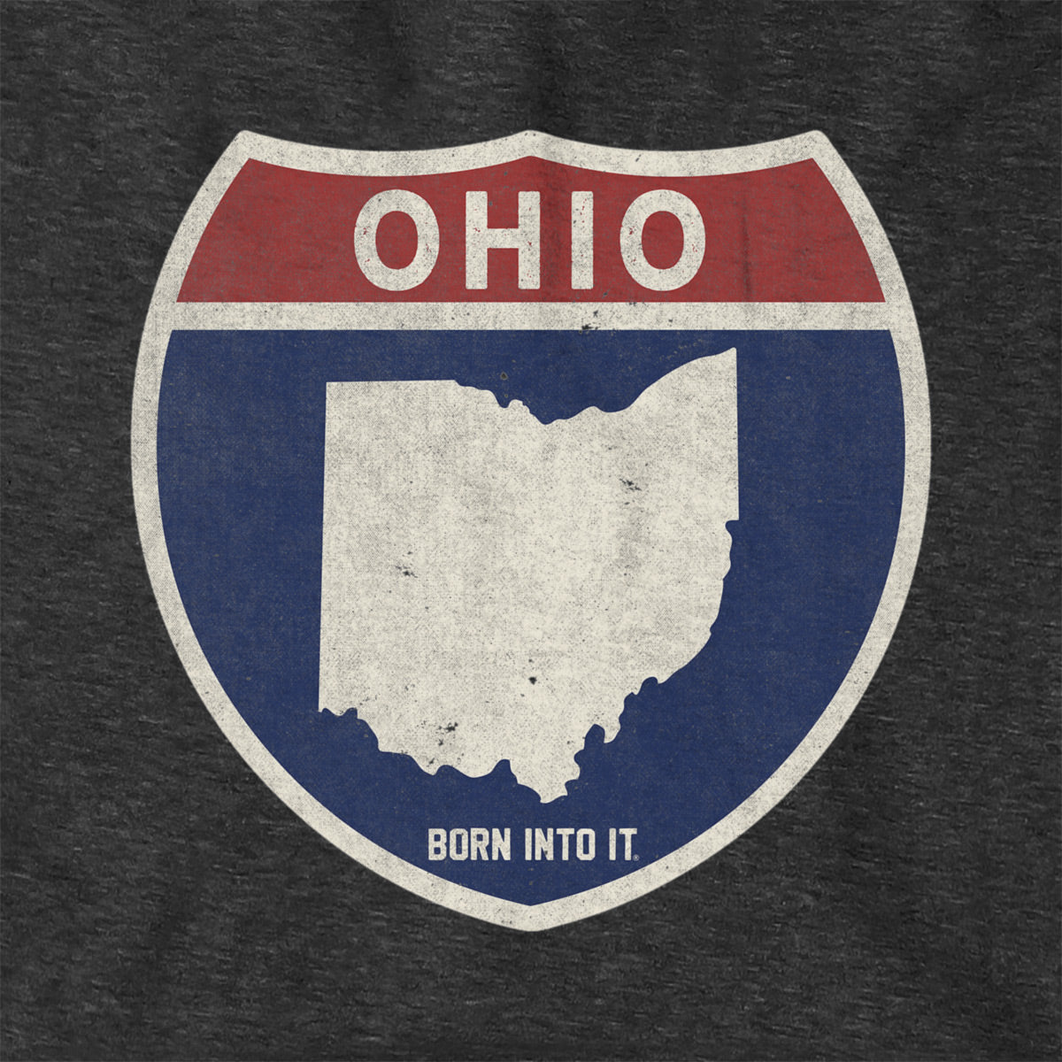 Ohio Interstate Sign Hoodie