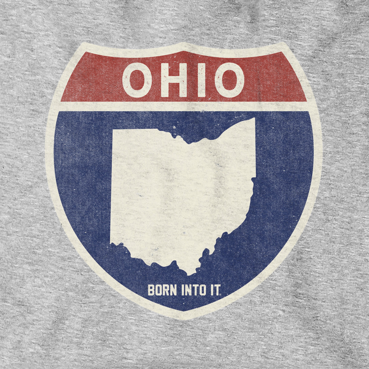 Ohio Interstate Sign Hoodie
