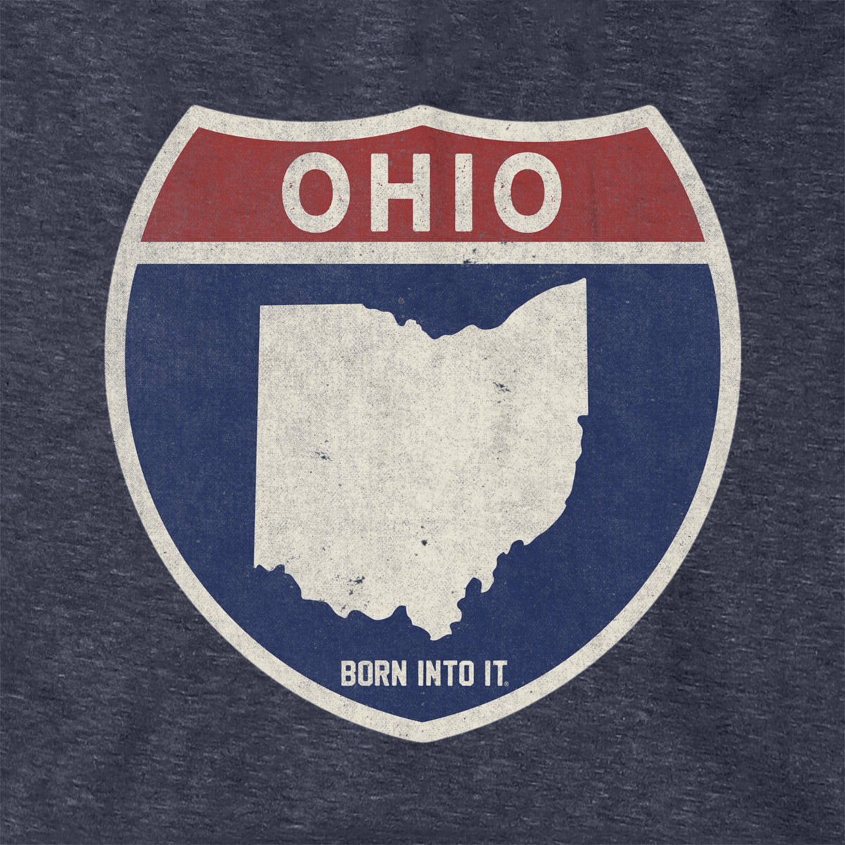 Ohio Interstate Sign Hoodie