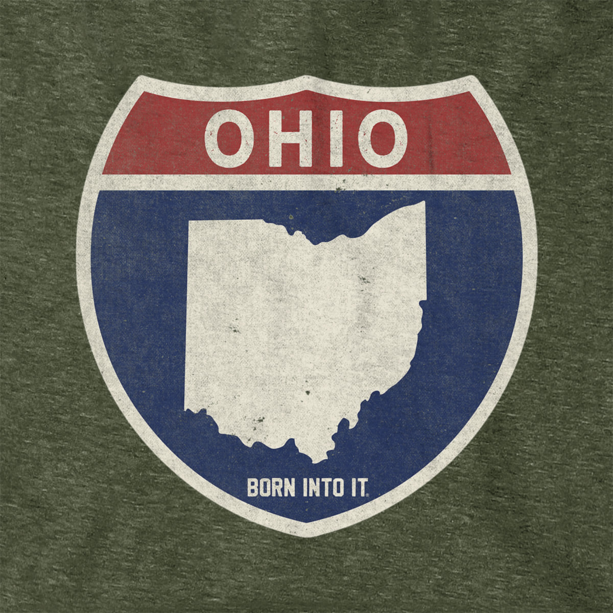 Ohio Interstate Sign Hoodie
