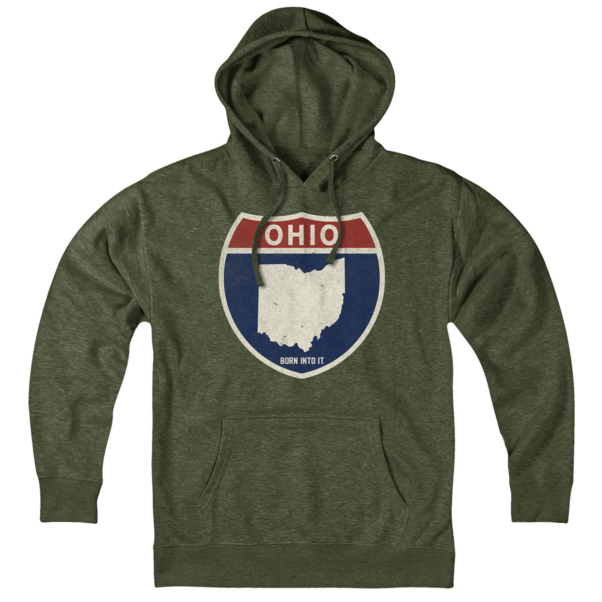 Ohio Interstate Sign Hoodie