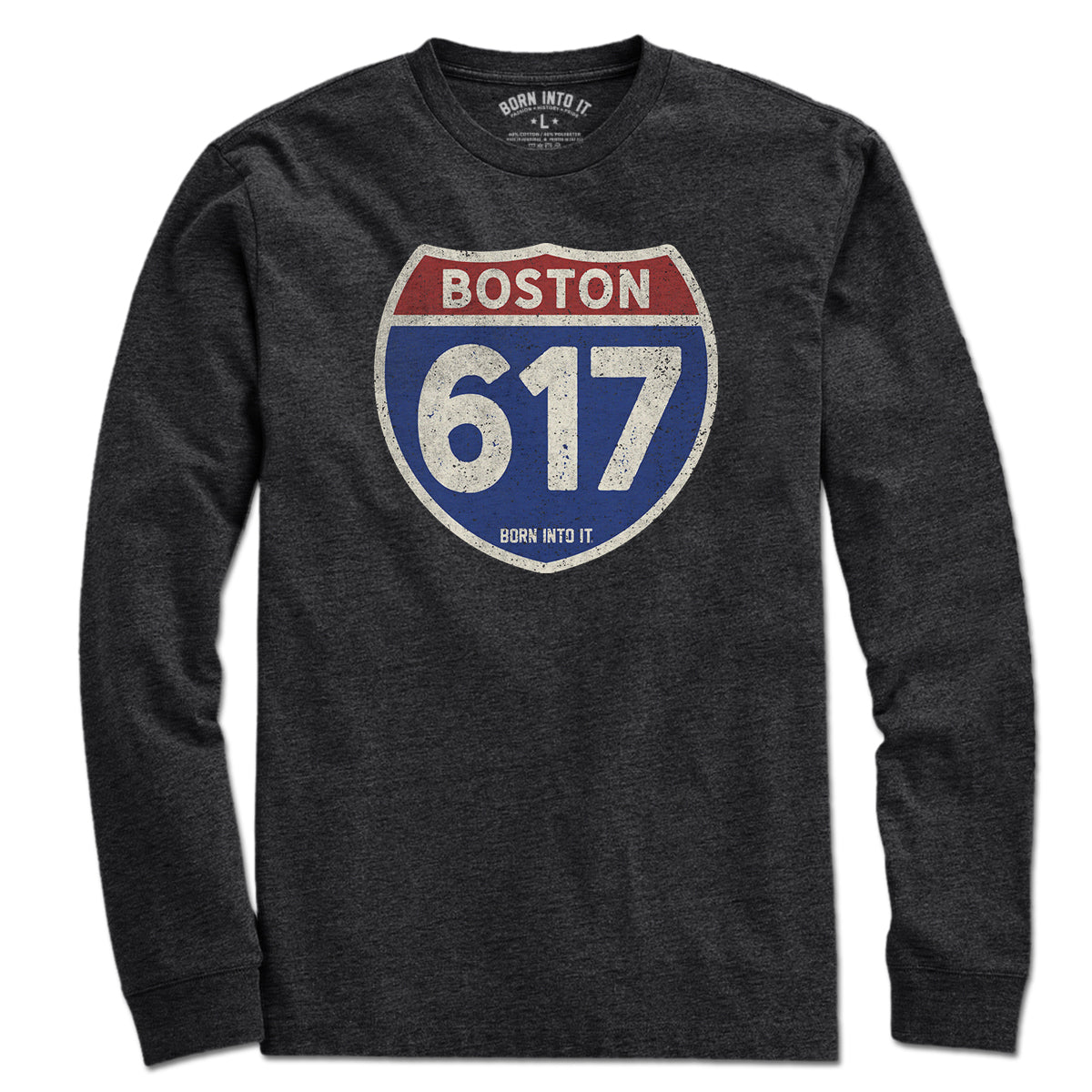 Boston 617 Interstate Sign T-Shirt