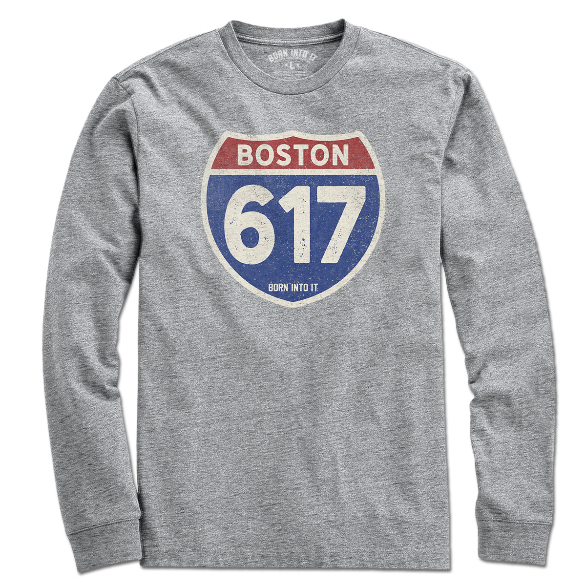 Boston 617 Interstate Sign T-Shirt