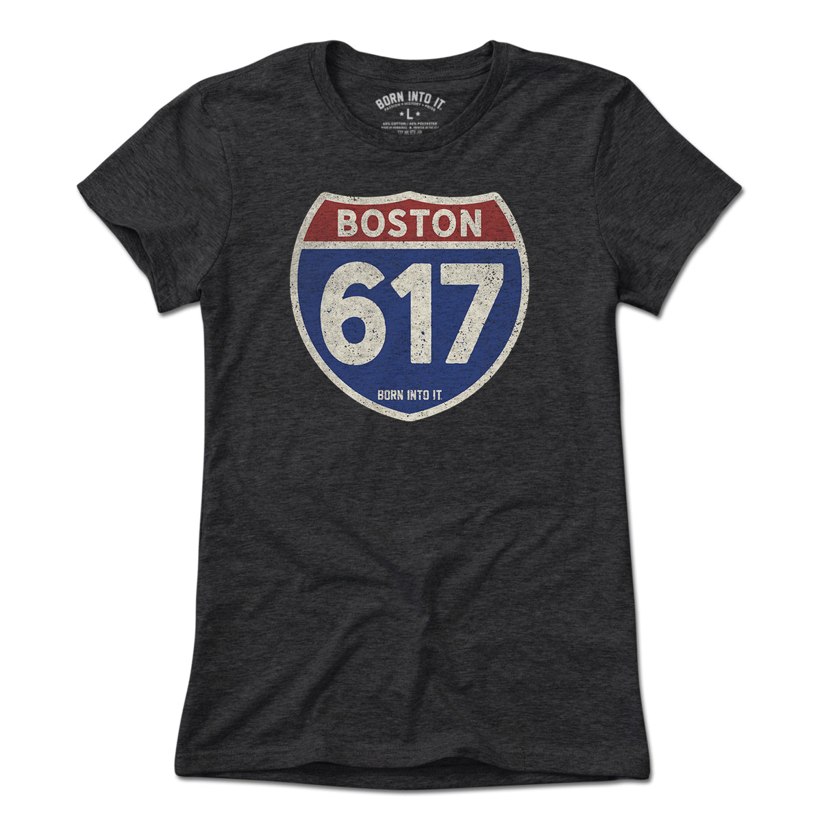 Boston 617 Interstate Sign T-Shirt