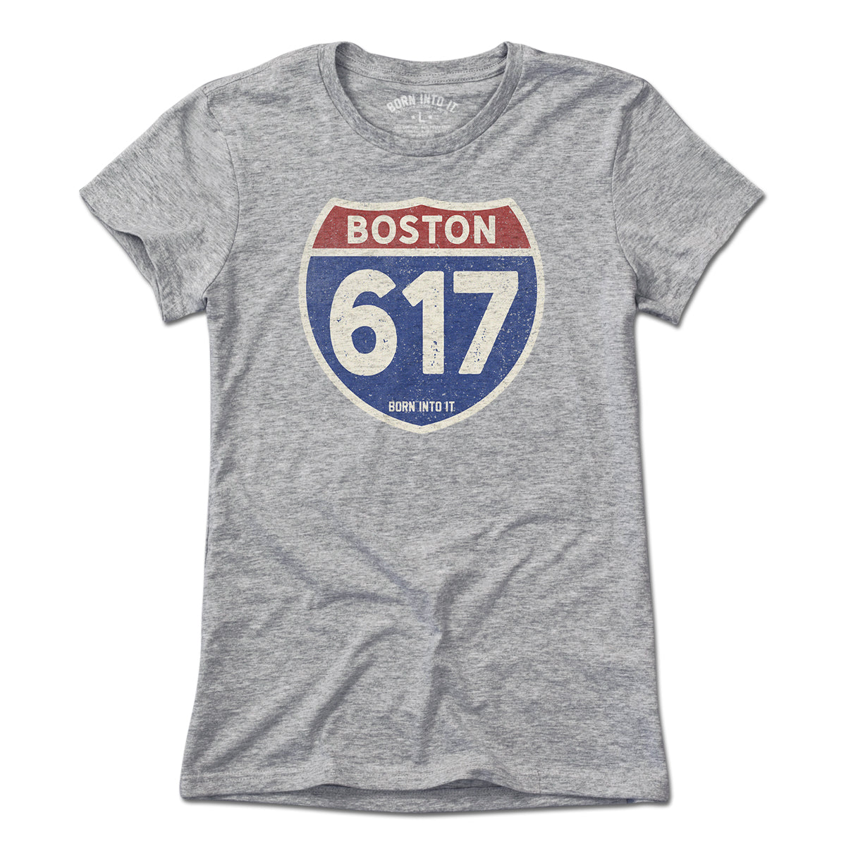 Boston 617 Interstate Sign T-Shirt